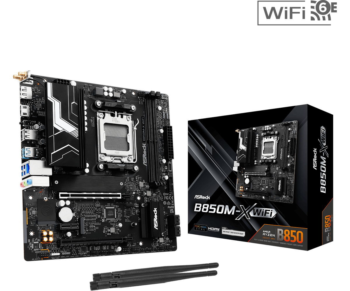 ASROCK 신형 B850M-X WIFI 6E AMD  - X870E Atx Motherboard 리뷰 및 가격